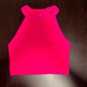 Aerie Superchill Seamless High Neck Bra Top